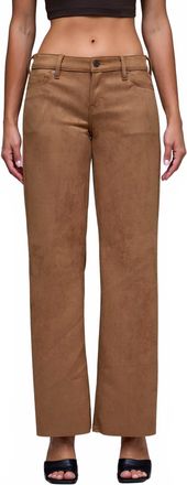 Hidden Jeans Comfort Suede Flare Jeans In Caramel