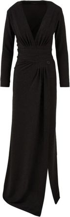 Ga&euml;lle Paris Zwarte Gaelle Jurk - Dames - Maxi kleedjes - Zwart - L - Kleedjes