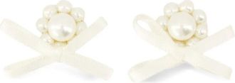 Simone Rocha Orecchini con perle - Bianco