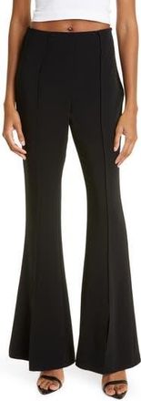 Cinq &agrave; Sept Billie Split Hem Flare Trousers in Black at Nordstrom Rack, Size 00