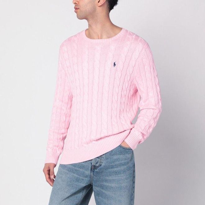 Ralph Lauren Polo Ralph Lauren Pink Câble Cotton Pull dès 197 12