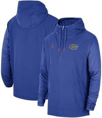 Jordan Brand Mens Jordan Brand Royal Florida Gators Player Half-Zip Jacket at Nordstrom, Size Xx-Large