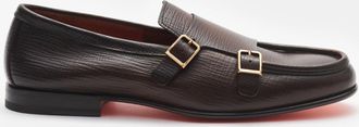 Santoni Herren - Doppelmonk dunkelbraun