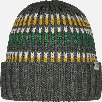 Barts Mens Barts Mens Travvis Jaquard Knitted Cuffed Beanie - Grey - Size: ONE size