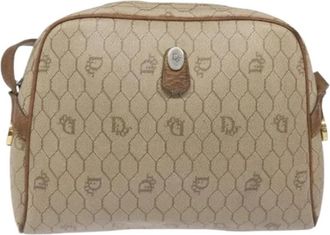 Dior Pre-owned Vintage Schoudertas - Dames - Vintage Schoudertas - Beige - ONE Size - Leer - Vintage