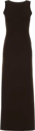 Gucci Chocolate Stretch Viscose Blend Dress
