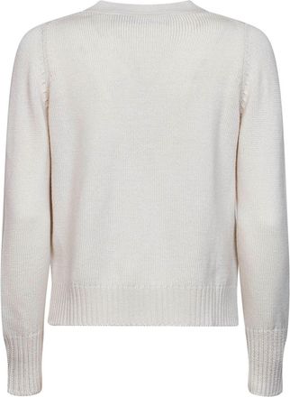 Blanca Vita Womens Cardigan Virgin Wool Beige Cardigans Sweater