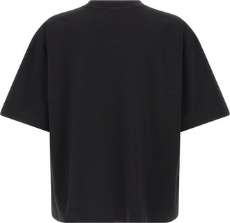 Dries Van Noten Mens Black Cotton T-Shirt