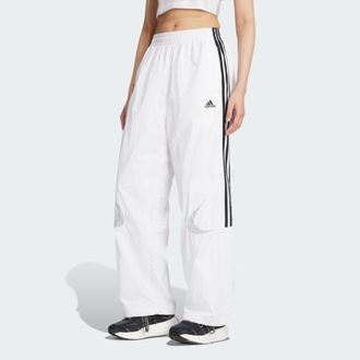 adidas Originals ADIDAS Originals Womens Teamgeist Adicolor Oversized Track Pants - White - Size Small