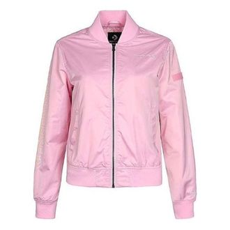 Converse (WMNS) Converse Long Sleeves Stand Collar Jacket Asia Sizing Pink 10007768-A02