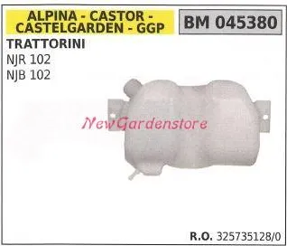 Alpina Dep&oacute;sito De Combustible Del Motor Para Tractores De C&eacute;sped Alpina Njr 102 Njb 102 045380