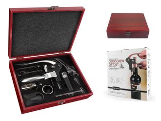 OEM Set Di Apribottiglie In Scatola Di Legno (10 Pezzi)