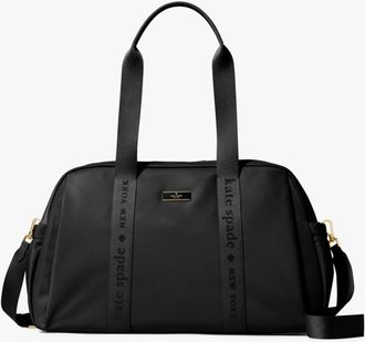 Kate Spade New York Womens Carter Ksnyl Large Weekender - Black Nylon - One Size