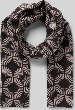 More & More More & More Schal im Allover-Look in Black, Gr&ouml;&szlig;e 1