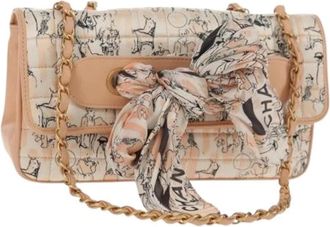 Chanel Pre-owned Vintage Zijden Schoudertas - Dames - Vintage Schoudertas - Roze - ONE Size - Vintage
