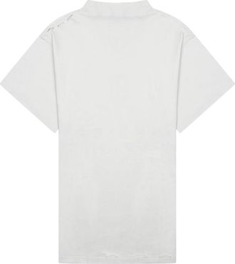 Balenciaga Printed Cotton T-Shirt - White