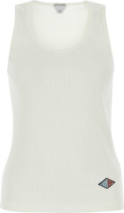 Bottega Veneta Cotton Rib Jersey Tank Top