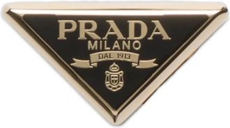 Prada Fermaglio con logo - Oro