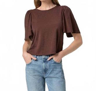 Paige Sigrid Tee In Tamarind