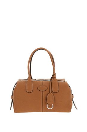 Tod's Brown Logo Small Duffle Bag