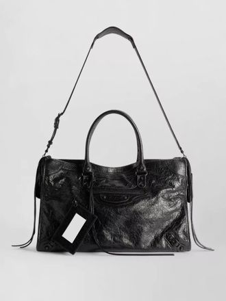 Balenciaga city tote bag top handles mirror strap