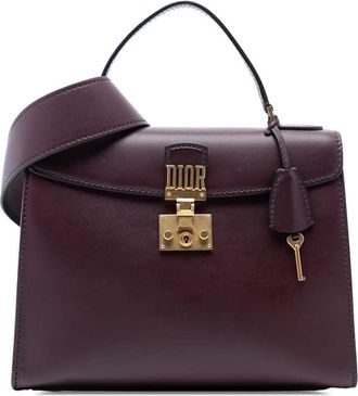 Dior Pre-owned Dior Leather DiorAddict Top Handle Bag Ladies 09-RU-0157