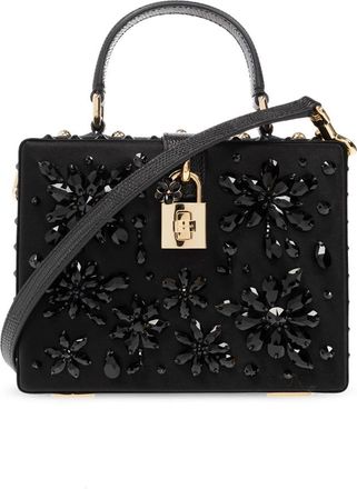 Dolce & Gabbana Schoudertas - Dames - Handtassen - Zwart - ONE Size - Leer - Tassen