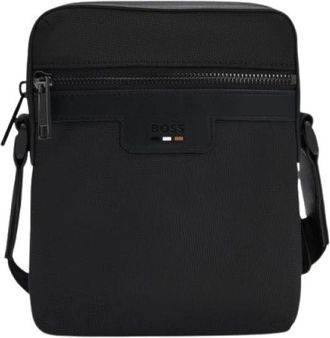 HUGO BOSS Tassen, Heren, Zwart, ONE Size, Polyester, Ray N Ns Zip