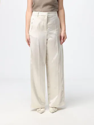 Alysi Pantaloni palazzo in raso
