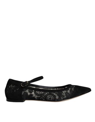 Dolce & Gabbana Bellucci Flat - Black