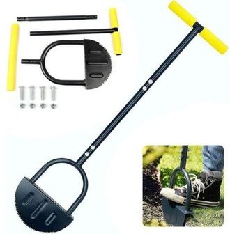 OEM Herramienta Manual Para Perfilar C&eacute;sped Con Mango, 107 Cm, Cortadora De Bordes De C&eacute;sped En Forma De Media Luna, Herramienta De Borde Dentada, Herrami