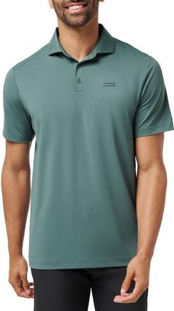 Travis Mathew Heater Pro Performance Golf Polo in Silver Pine at Nordstrom, Size X-Large