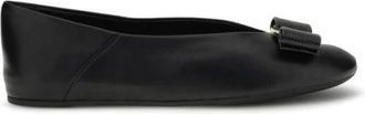 Ferragamo Bos Taurus Ballerinas - Dames - Ballerinas - Zwart - 37 EU - Schoenen