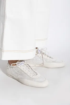 Jimmy Choo London Sunny Sports Shoes, Womens, Cream