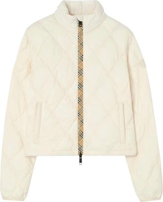 Burberry Piumino - Dames - Winterjassen - Wit - XS - Jassen