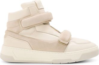 HUGO BOSS Womens Hito Nasd2 10254009 High Top Trainers in White - Size UK 5