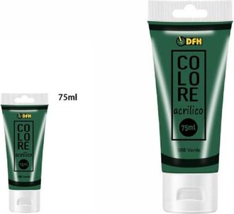 Trade Shop Trade Shop - Set 6 Piezas Pintura Acrilica Color Verde Pack Tubo 75 Ml 07492