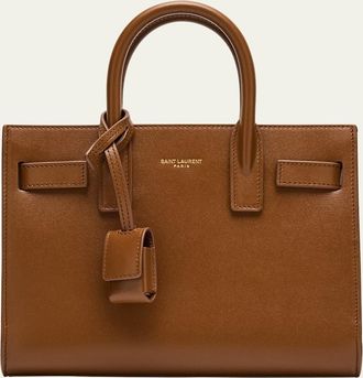 Saint Laurent Sac De Jour Nano Top-Handle Bag in Smooth Leather