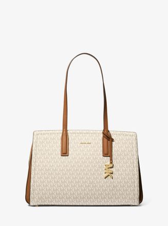 Michael Kors Laila Medium Signature Logo Tote Bag