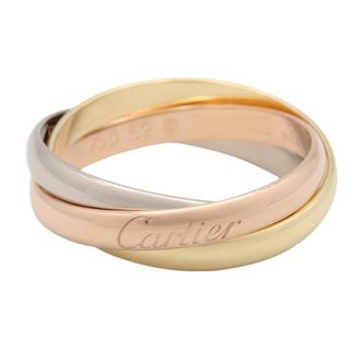 Cartier Gold Silver Yellow Gold (18K) Pink Gold (18K) White Gold (18K) Band Ring (Pre-Owned)