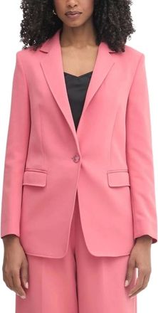 HUGO BOSS Jassen, Dames, Roze, L, Polyester, C_Jabla 3 Blazer
