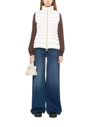 Save The Duck Lynn Vegan Puffer Vest In White