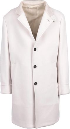 Eleventy Stand Collar Coat in Luxurious Wool-Blend Fabric