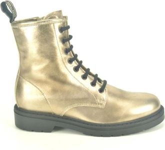 Nero Giardini Goud Boot N. Veterlaarzen - Dames - Veterlaarzen - Geel - 38 EU - Leer - Schoenen