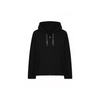 Freddy Felpa slim full-zip con inserti e cappuccio in costina
