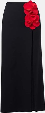 Karla Colletto Copricostume con applicazione floreale