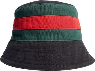Gucci GG Cotton Canvas Bucket Hat with Web Black 875742-4HBKI-1066