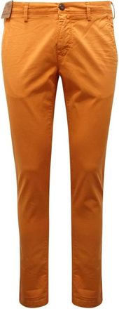 Mason's Slim-fit broek - Heren - Slim Fit Broeken - Oranje - S - Broeken