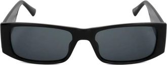 Guess Smoke Rectangular Mens Sunglasses GF5126 01A 55