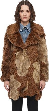 Stella McCartney Brown Notched lapel Trench Coat